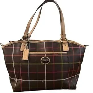 Coach | Bags | Brown Multi Colored Stripe Coach  display picture 1